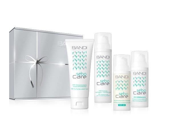 Bandi Sebo Care Set PMF Pore Reducing Emulsion Protective Cream 2x50ml Purifying Mask Moisturizing Essence 2x75mlt
