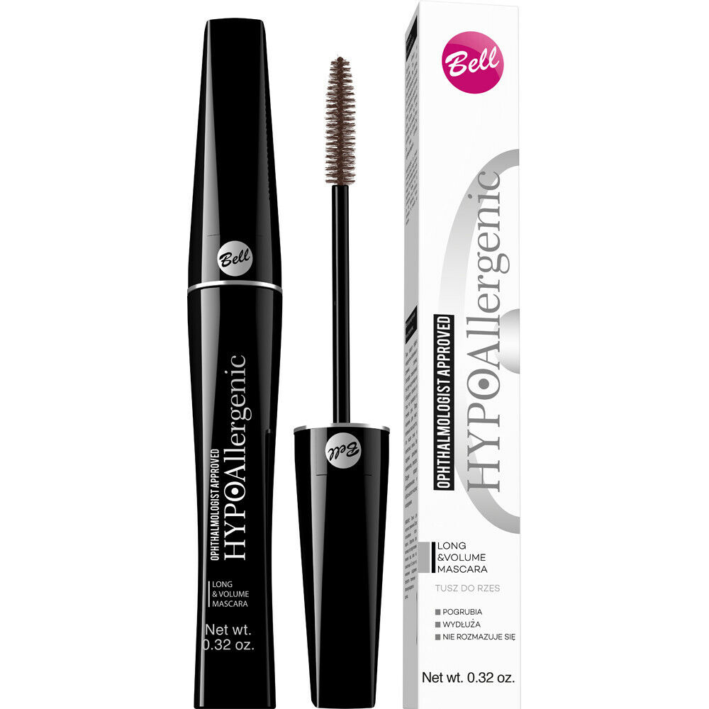 Bell HypoAllergenic Long&Volume Mascara Brown for Delicate Eyelashes 20 9g