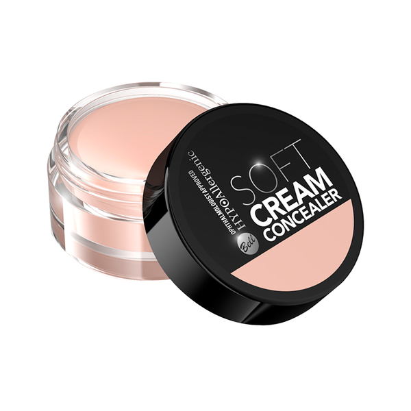 Bell HypoAllergenic Soft Cream Concealer Full Skin Coverage 01 Light Peach 5.5 g