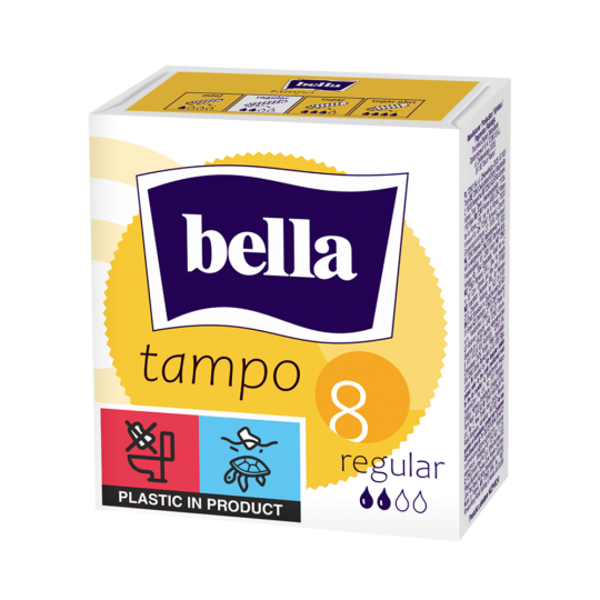 Bella Tampo Regular Tampons without Applicator 8 Pieces