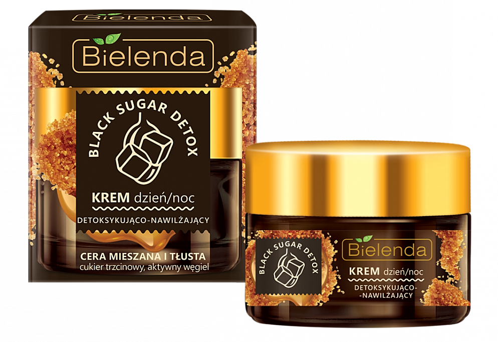 Bielenda Black Sugar Detox Detoxifying and Moisturizing Cream Day and Night 50ml