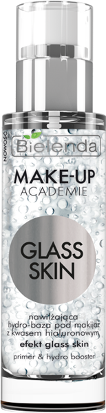 Bielenda Make Up Academie Glass Skin Moisturizing Hydro Make Up Base with Hyaluronic Acid 30g