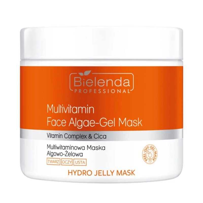 Bielenda Professional Hydro Jelly Brightening Face Algae-Gel Mask with Multivitamins 190g