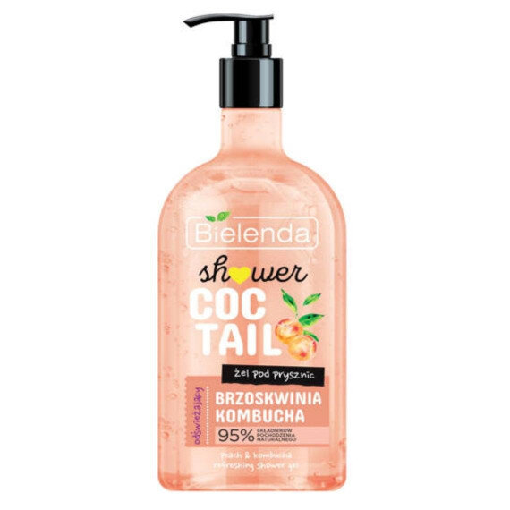 Bielenda Shower Coctail Smoothing Shower Gel Peach & Kombucha 400ml