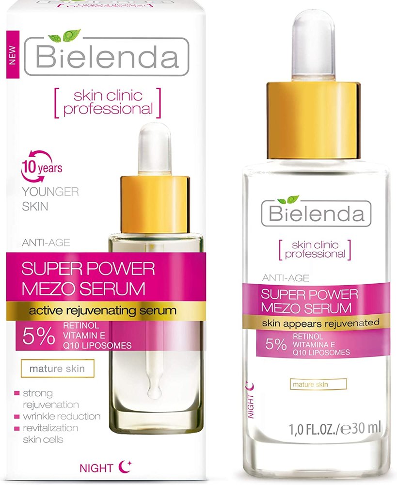 Bielenda Skin Clinic Super Power Face Serum with Retinol and Q10 30ml