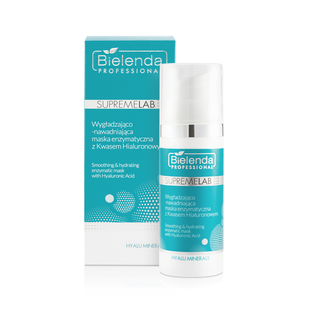 Bielenda SupremeLab Hyalu Minerals Smoothing and Hydrating Enzymatic Mask with Hyaluronic Acid 50ml