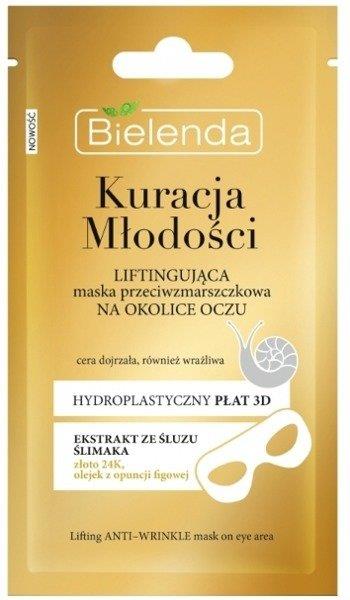 Bielenda Youth Treatment Lifting Anti-Wrinkle Eye Mask Gold Shape Eyes 1pc