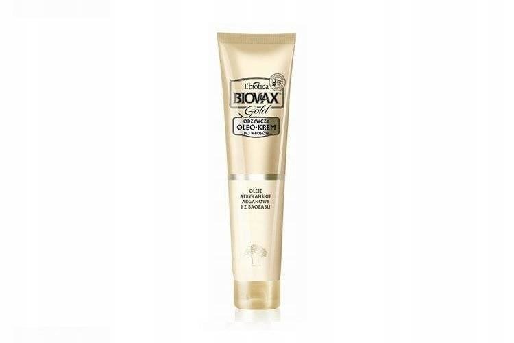 Biovax Gold Nourishing Oleo Hair Cream African Argan Baoba Oils 125ml
