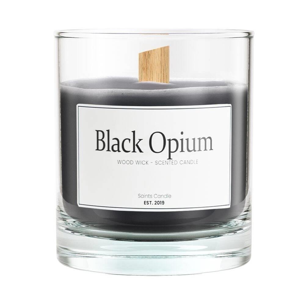 Black Opium Scented Soy Candle in Glass 1 Piece