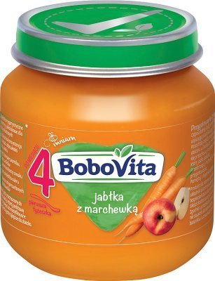 BoboVita Dessert Apples with Carrots Mousse for Infants after 4th Month 125g