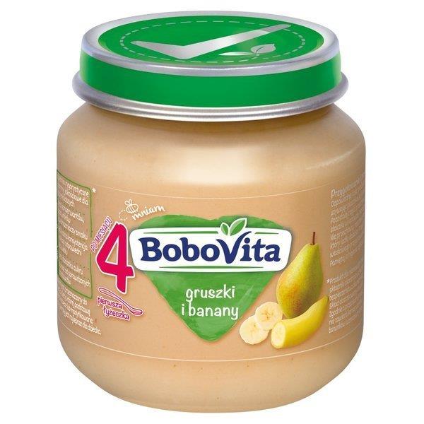 BoboVita Dessert Pear and Banana Mousse for Infants after 4th Month 125g