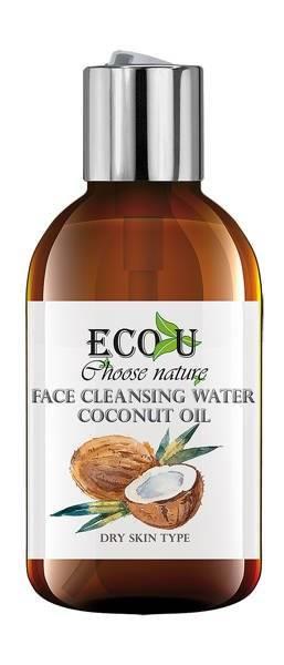 EcoU Face Cleansing Water with Natural Hydra-Coconut Oil for Dry Skin Type 200ml