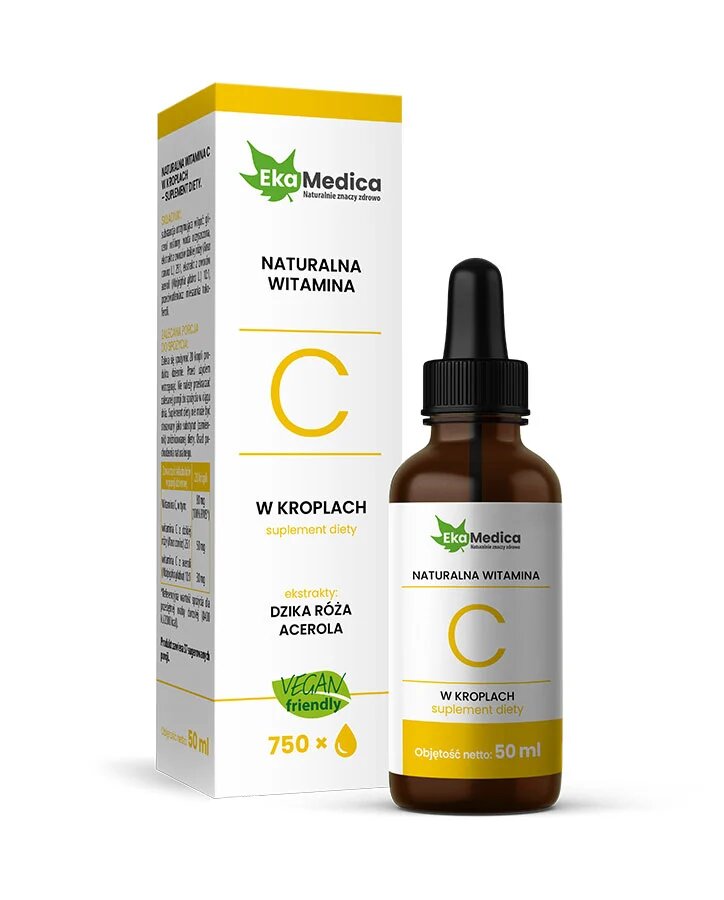 EkaMedica Natural Vitamin C in Drops 50ml