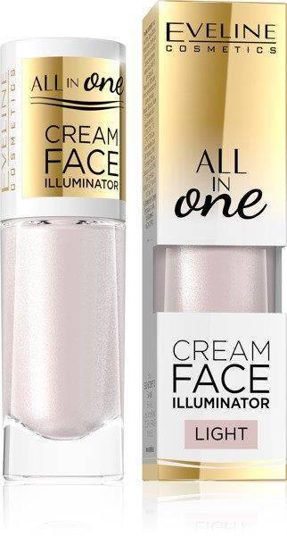 Eveline All In One Creamy Face Highlighter Rejuvenates Glow Light Effect 8 ml