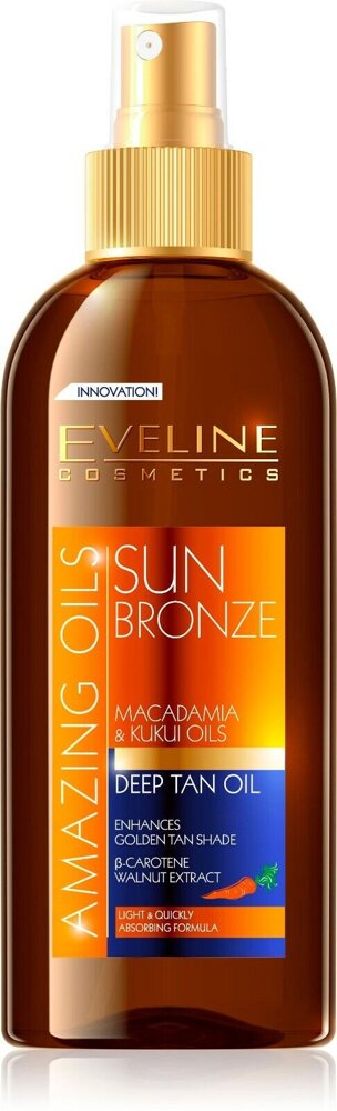Eveline Amazing Oils Sun Care Bronze Deep Tan Oil 150ml
