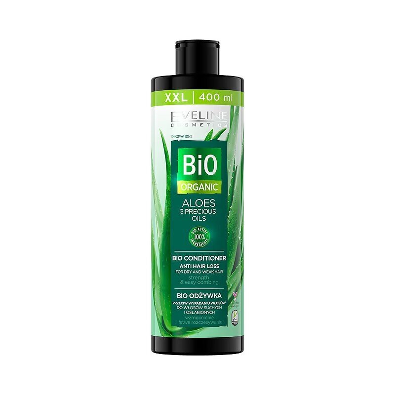 Eveline Bio Organic Conditioner Anti Hair Loss for Dry and Weakened Hair with Aloes 400ml