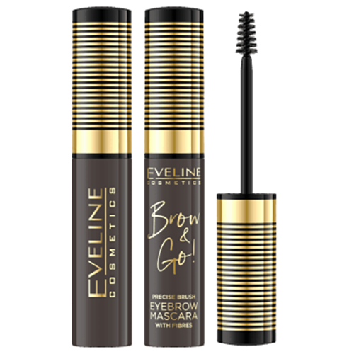 Eveline Brow and Go Series Eyebrow Mascara No.2 Dark 10ml