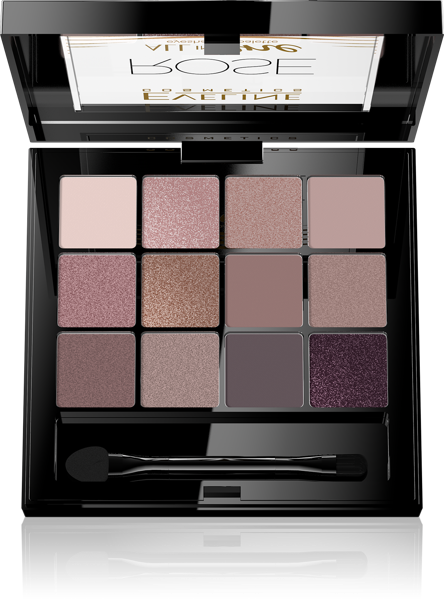 Eveline Eyeshadow Palette 12 All In One Rose 12g