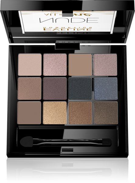 Eveline Eyeshadow Palette All In One Nude 12g