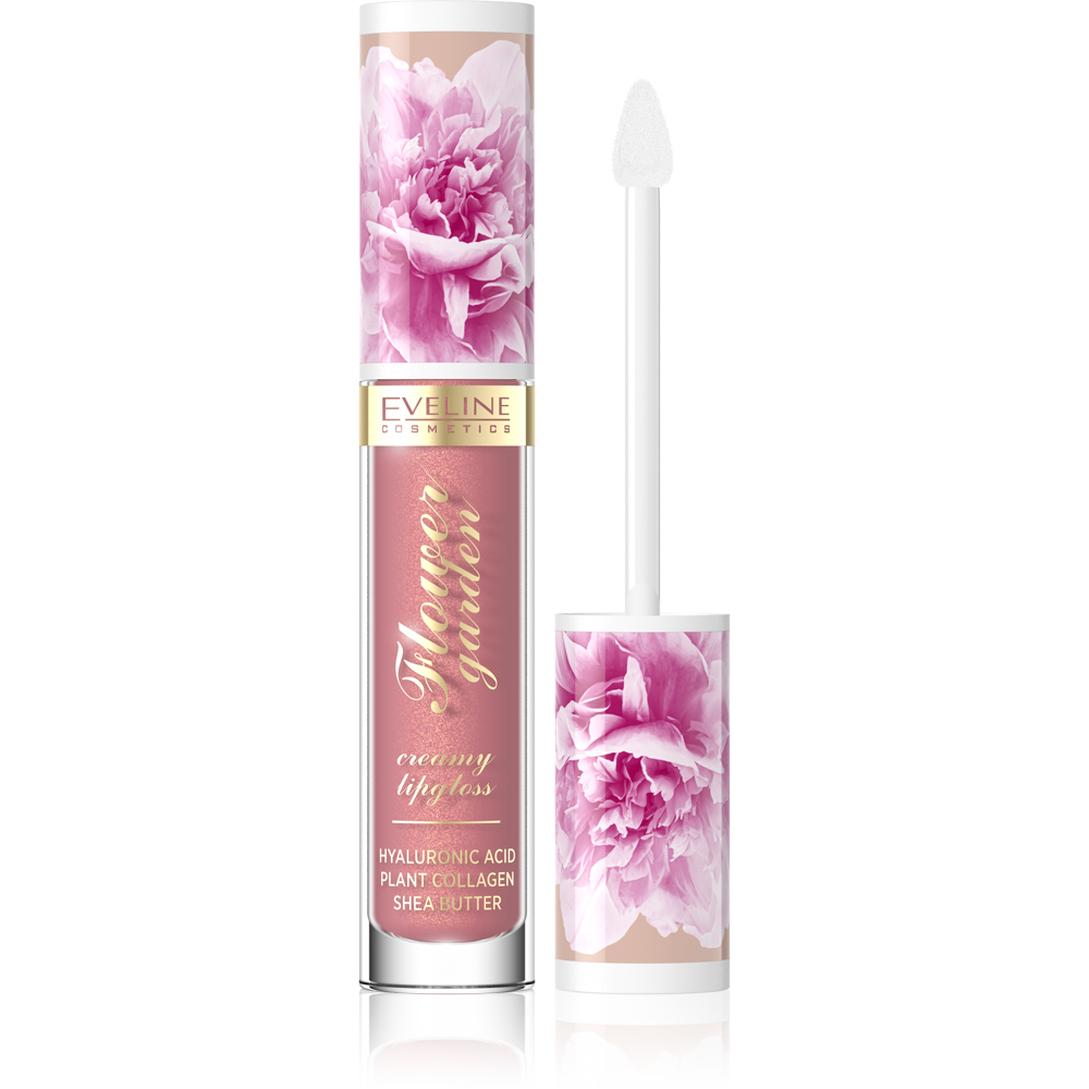 Eveline Flower Garden Creamy Lip Gloss No.02 Sweet Daisy Vegan 4.5ml