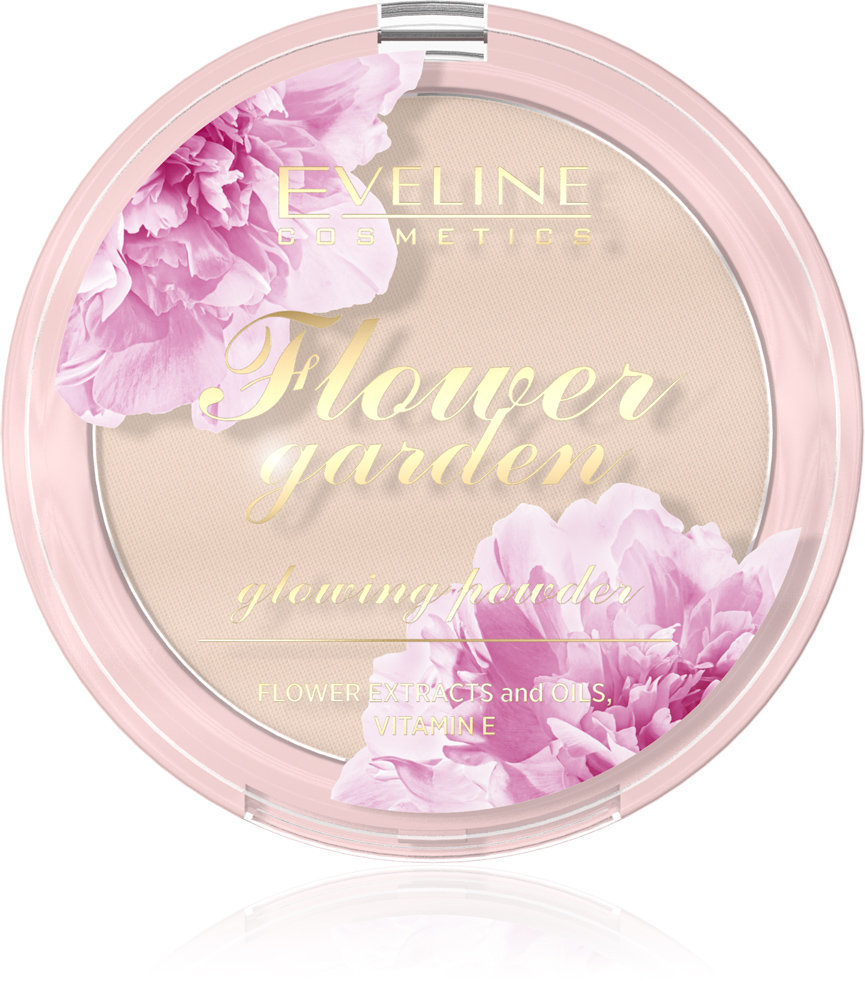 Eveline Flower Garden Pressed Illuminating Powder Vegan 8g