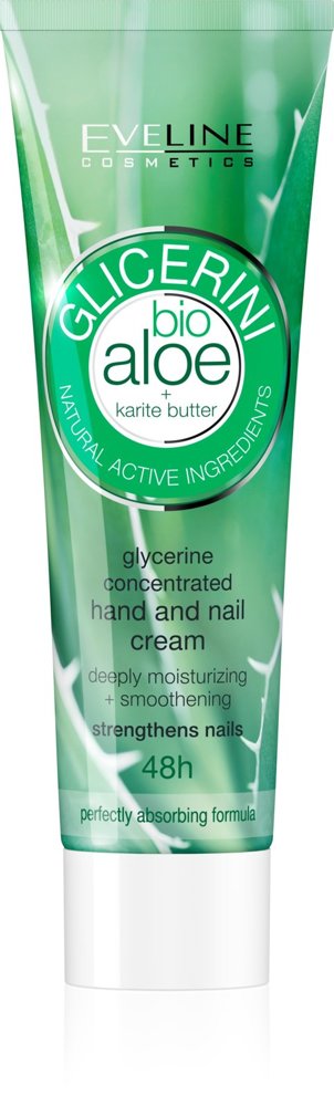 Eveline Glycerini Aloe Glycerin Moisturizing Smoothing Cream for Hands and Nails 100ml