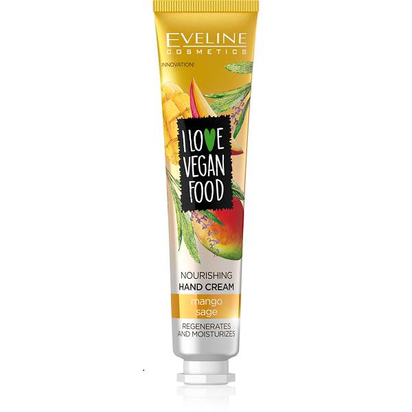 Eveline I Love Vegan Food Nourishing Hand Cream Mango and Sage 50ml