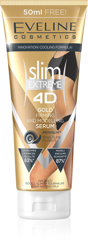 Eveline Slim Extreme 4D Slimming - Modeling Serum with Gold 250ml