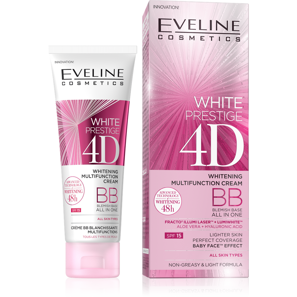 Eveline White Prestige 4D Whitening Multifunctional BB Cream 50ml