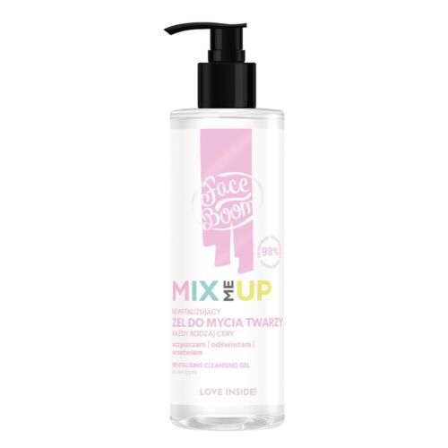 FaceBoom Mix Me Up Revitalizing Face Wash Gel for All Skin Types Vegan 195g