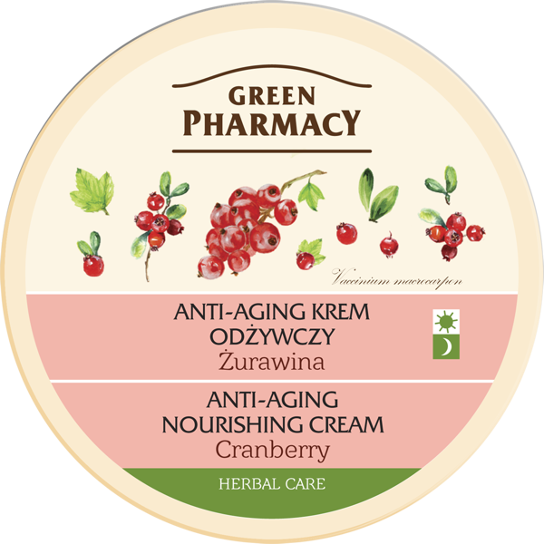 Green Pharmacy Anti Aging Nourishing Cream for Sensitive Skin with Cranberry 150ml