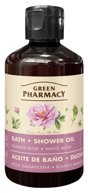 Green Pharmacy Bath & Shower Oil Damask Rose and White Musk 250ml