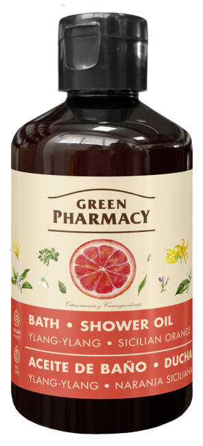 Green Pharmacy Bath and Shower Oil Ylang-Ylang and Sicilian Orange 250ml