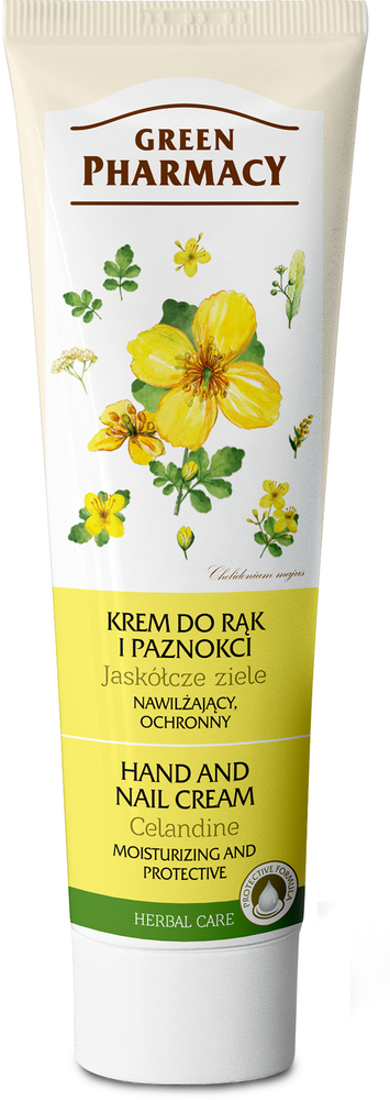 Green Pharmacy Celandine Hand and Nail Cream Moisturizing Protective 100 ml