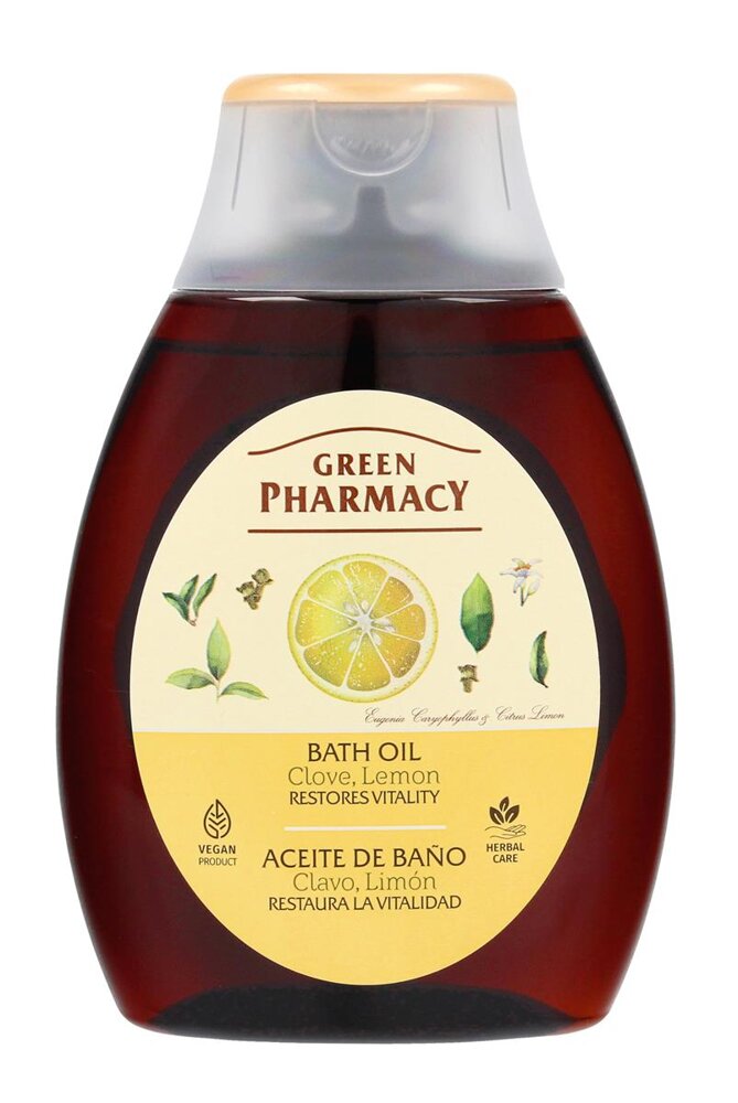 Green Pharmacy Relaxing Bath Oil Lemon Clove 250ml