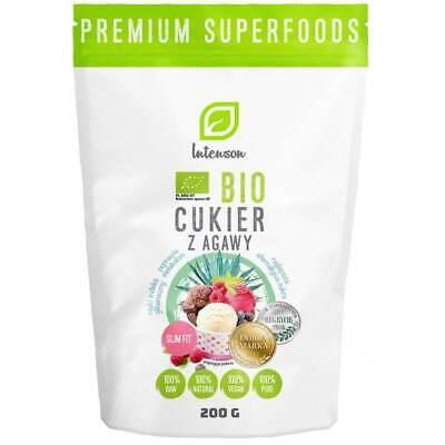Intenson Bio Vegan Organic Agave Sugar Premium Superfoods 200g