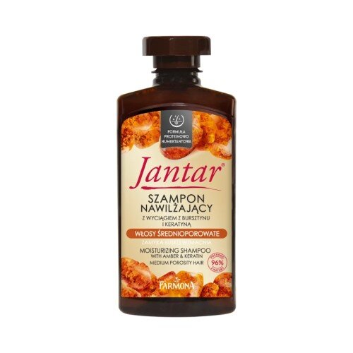 Jantar Shampoo with Amber Extract and Keratin for Medium Porosity Hair 330ml