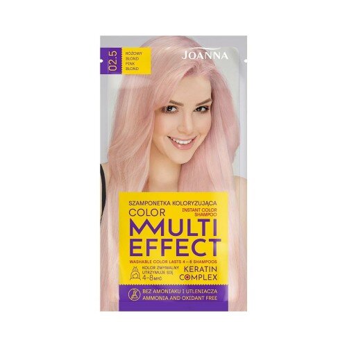 Joanna Multi Effect Color Coloring Shampoo Pink Blonde No. 02.5 35g