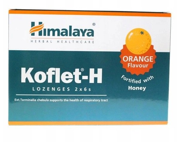 Koflet-H, Orange - 12 lozenges