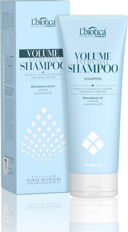 L'biotica Professional Therapy Volume Every Day Shampoo Nourishing Vitalizing and Volumizing 250ml