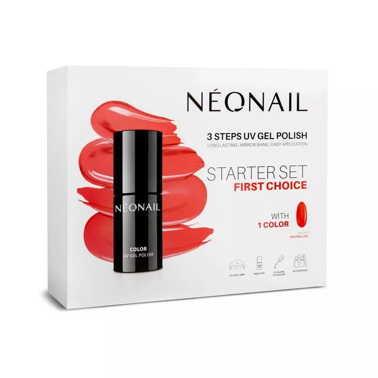 NeoNail First Choice 3 Steps UV Gel Polish Starter Set 1 Piece