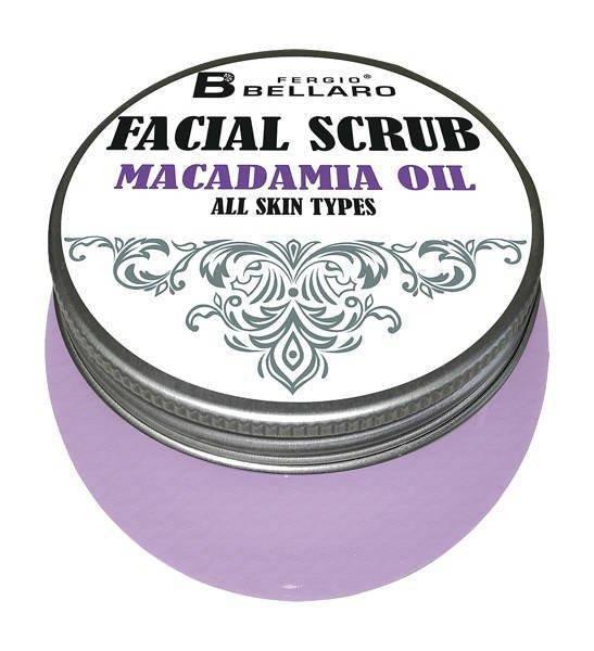 New Anna Fergio Bellaro Facial Scrub with Macadamia Oil for All Skin Types 200ml