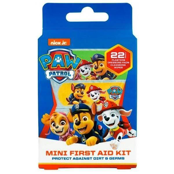 Paw Patrol Mini First Aid Kit Plasters Quickly Relieving Bumps Bruises and Sores 22 Pieces