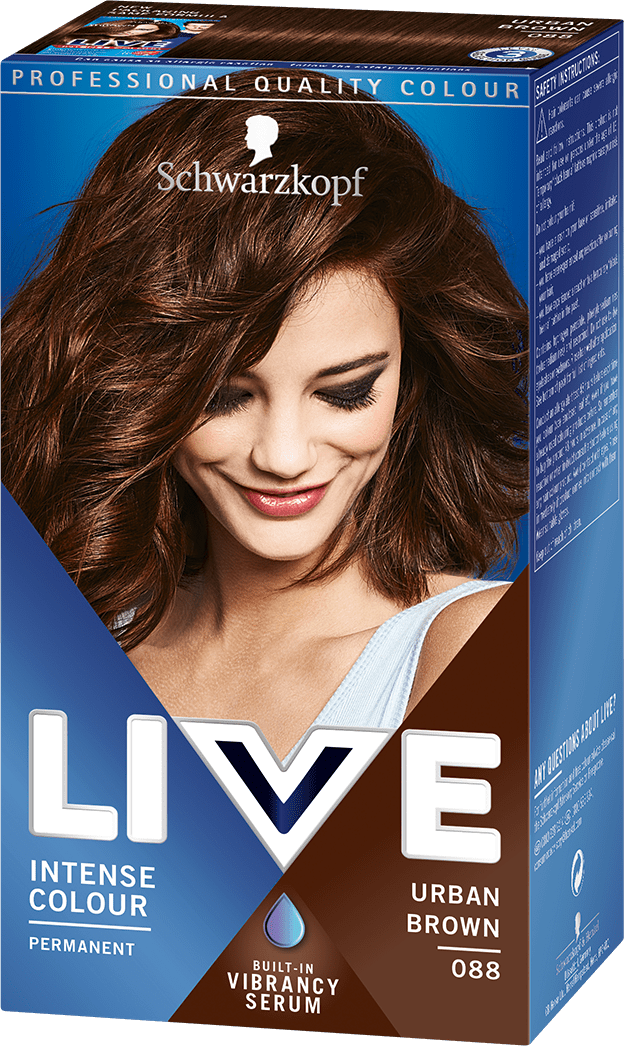 Schwarzkopf Live Intense Hair Colour Urban Brown 88