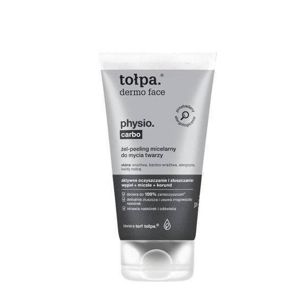 Tołpa Dermo Face Physio Carbo Micellar Peeling Gel for Face Wash 150ml 