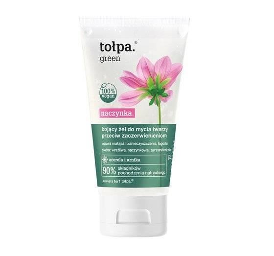 Tołpa Green Capillaries Soothing Gel for Cleansing Face Redness and Removing Makeup 150ml