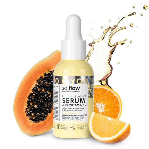 So!Flow Illuminating Oil Serum with 3% Vitamin C for Gray Tired Skin 30ml