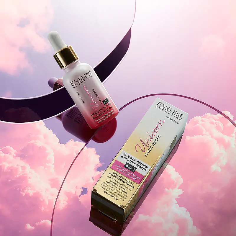 Eveline Unicorn Innovative Liquid Base Serum MakeUp Primer 2in1 30ml
