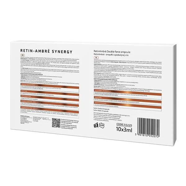 Apis Professional Retin-Ambre Synergy Double Strength Ampoules Double for Problem Skin with Discolorations 10x3ml