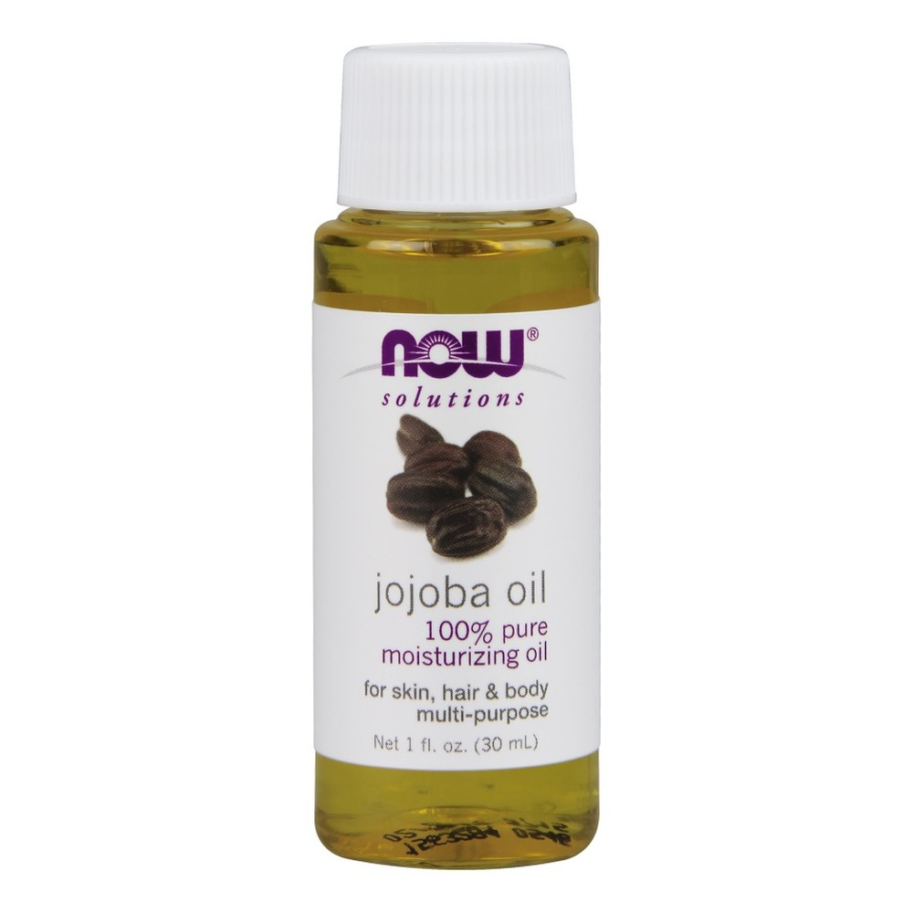 NOW Foods Solutions Jojoba Oil 100% Pure For Skin Hair and Body 30ml